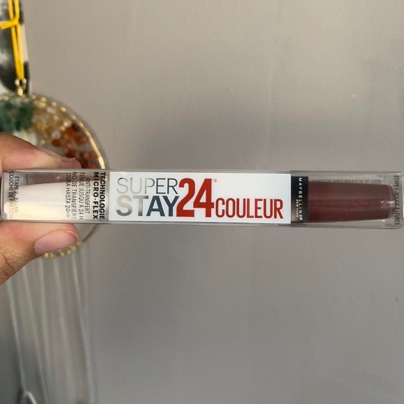 BRAND NEW Maybelline SuperStay 24 2-Step Liquid Lipstick, 050 Unlimited Raisin - Picture 6 of 10